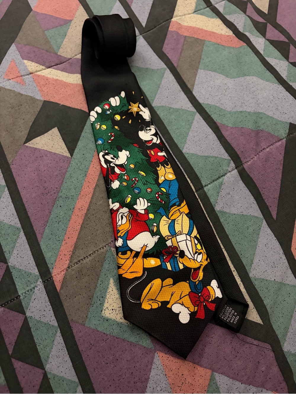 Rare 90’s Disney Mickey Mouse Christmas tie | Made in Korea